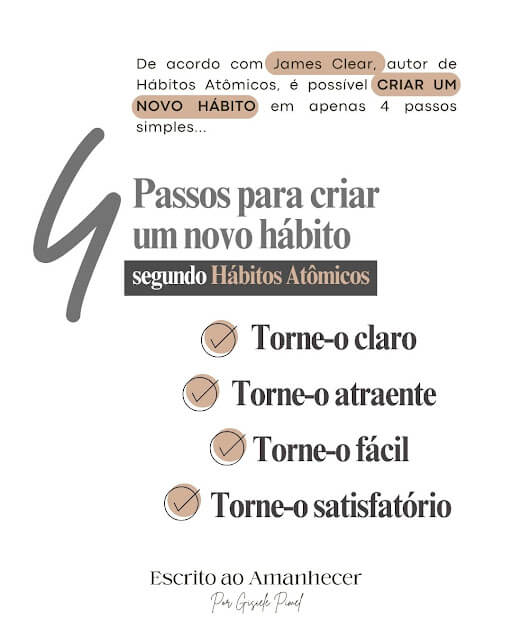 como criar um hábito como criar um novo habito